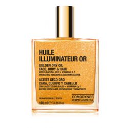 Comodynes huile illuminateur or per viso corpo e capelli 100 ml