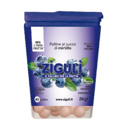 Ziguli mirtillo 40 palline 24 g