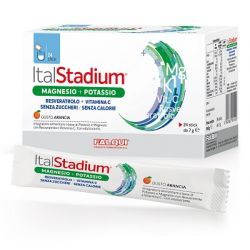 Italstadium magnesio potassio resveratrolo vitamina c arancia senza zuccheri 24 stick