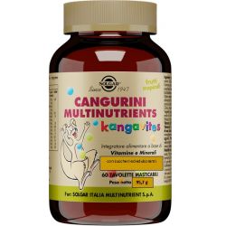Cangurini multinutrients frutti tropicali 60 tavolette