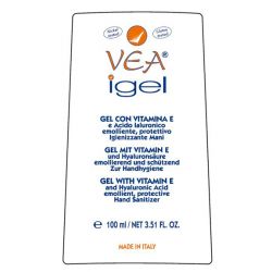 Vea igel gel mani igienizzante vitamina e acido ialuronico 100 ml