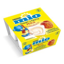Nestle' mio merenda yogurt e frutta pesca 4x100 g