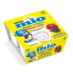 Nestle' mio merenda yogurt e frutta fragola 4x100 g