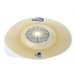 Placca per colostomia convessa ritagliabile aurum2 diametro 13-35 mm flangia 55 mm 5 pezzi