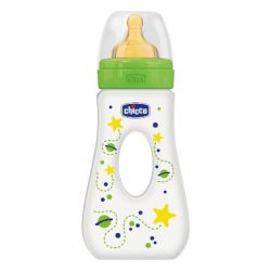 Chicco biberon well being passeggio in polipropilene unisex da 240 ml fast lattice