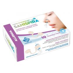 Sanispira allergia dispositivo nasale 10 pezzi taglia s