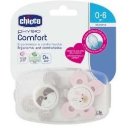 Chicco succhietto comfort girl in silicone 6-16 mesi 1 pezzo
