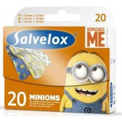 Cerotto salvelox minions 20 pezzi