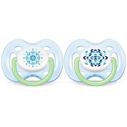 Succhietto contemporary airflow 0-6 mesi maschio 2 pezzi