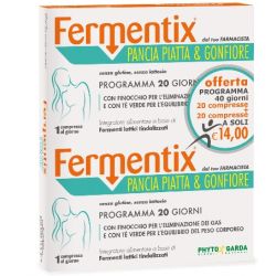 Fermentix pancia piatta e gonfiore 40 compresse