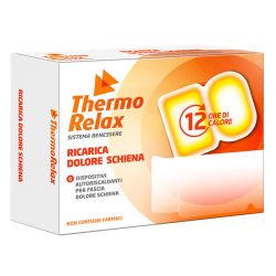 Thermorelax ricarica per fascia dolore lombare 6 dispositivi autoriscaldanti