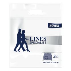 Lines specialist mutanda elastica m 3 pezzi