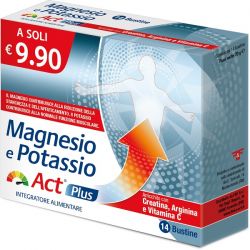 Magnesio e potassio act plus 14 bustine