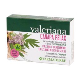 Valeriana canapa relax 30cpr