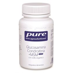 Pure encapsulations glucosamina condroitina + msm 30 capsule