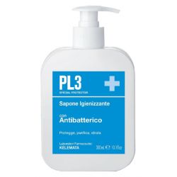 Pl3 sapone igienizzante con antibatterico 300 ml