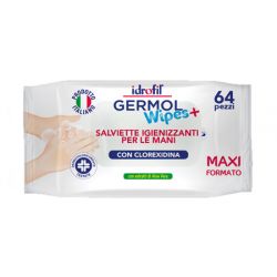 Germolwipes salviettine igienizzanti mani 64 pezzi
