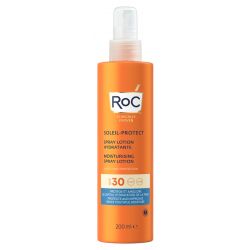 Roc lozione spray solare corpo spf 30 idratante 200 ml
