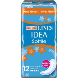Lines idea sottili anatomici 12 pezzi