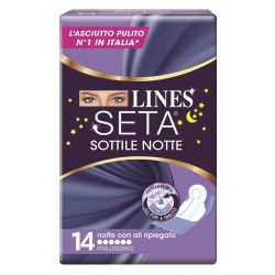 Lines seta sottile notte con ali 14 pezzi