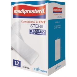 Compresse sterili tnt medipresteril 18x40 cm 12 pezzi