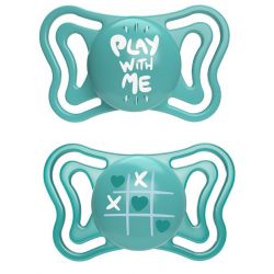 Chicco succhietto light azzurro silicone 16-36m 2 pezzi