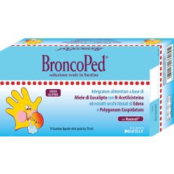 Broncoped soluzione orale 14 bustine stick pack da 10 ml