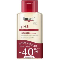 Eucerin bipacco ph5 gel doccia 200 ml + 200 ml