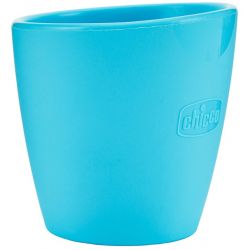 Chicco biberon silicone azzurro 6 mesi+