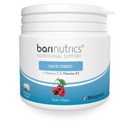 Barinutrics calcio citrato k2 ciliegia 90 compresse