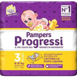 Pampers progressi midi 27 pezzi