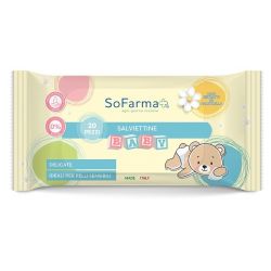 Salviettine baby camomilla 20 pezzi sofarmapiu'