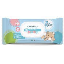 Salviettine baby talco 72 pezzi sofarmapiu'