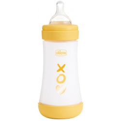 Chicco biberon p5 240ml med silicone uni