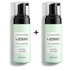 Lierac duo mousse struccante 150 ml 2 confezioni