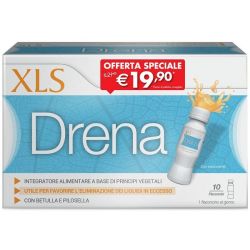 Xls drena 10 flaconi da 70 ml taglio prezzo