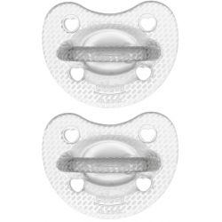 Chicco gommotto silicone crystal 6-16 mesi 2 pezzi