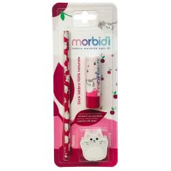 Morbidi' kit disegno amarena stick labbra + matita + gomma da cancellare