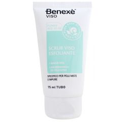 Benexe' viso scrub esfoliante 20-30anni pelli miste e impure 75 ml