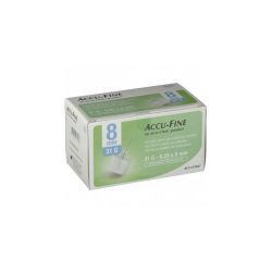 AGO PER PENNA DA INSULINA ACCU-FINE PEN NEEDLE ACCU-CHEK GAUGE 31 X 8MM 100 PEZZI