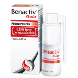 BENACTIV GOLA*SPRAY 15ML 0,25%