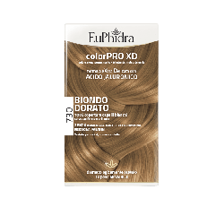 EUPHIDRA COLORPRO XD 730 BIONDO DORATO GEL COLORANTE CAPELLI IN FLACONE + ATTIVANTE + BALSAMO + GUAN