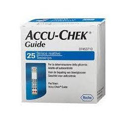 ACCU-CHEK GUIDE 25 STRIPS RETAIL STRISCE PER LA MISURAZIONE DELLA GLICEMIA ACCU-CHEK GUIDE 25 PEZZI 