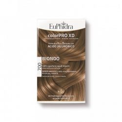 EUPHIDRA COLORPRO XD 700 BIONDO GEL COLORANTE CAPELLI IN FLACONE + ATTIVANTE + BALSAMO + GUANTI