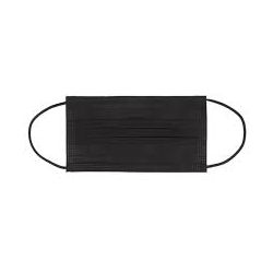 360mask02/n mascherina chir nera 10pz