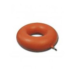 CIAMBELLA GONFIABILE PER INVALIDI IN GOMMA ROSSA TEAM DELUXE CON POMPA 43CM DIAMETRO