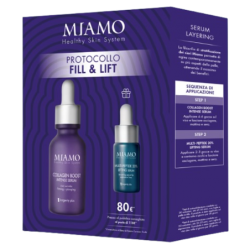 Miamo cofanetto 2025 fill & lift 1  collagen 30 ml + 1 multi peptide 10 ml
