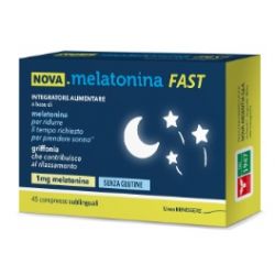 NOVA MELATONINA FAST 45 COMPRESSE 1MG DI MELATONINA
