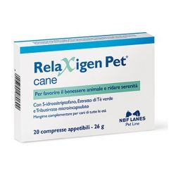 Relaxigen pet cane blister 20 compresse appetibili