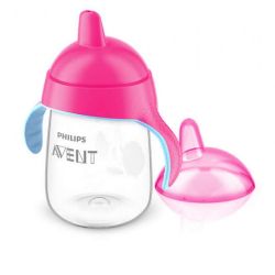 AVENT TAZZA CON BECCUCCIO DECORATA ROSA 340 ML